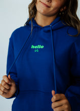 Load image into Gallery viewer, Hello Hoodie (Blue)