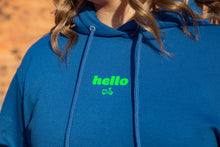 Load image into Gallery viewer, Hello Hoodie (Blue)