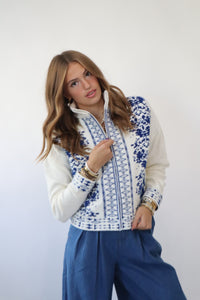 Lucia Zip Up Sweater