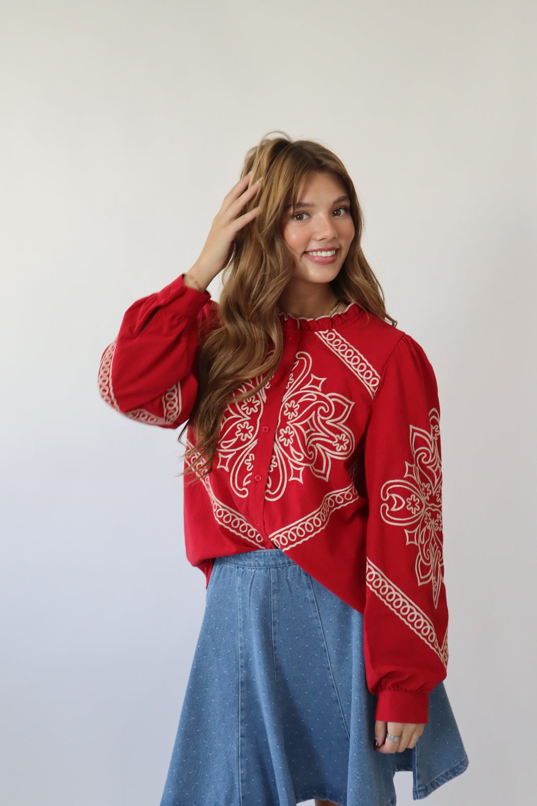Jolene Button Up