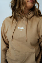 Load image into Gallery viewer, Hello Hoodie (Tan)
