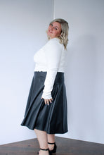 Load image into Gallery viewer, Pepper Pleather Skirt
