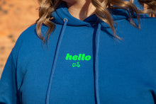 Load image into Gallery viewer, Hello Hoodie (Blue)
