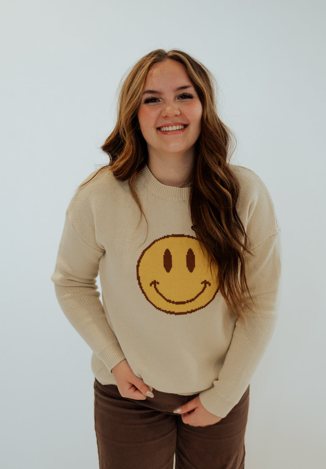 Theo Smiley Sweater