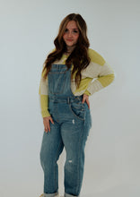 Load image into Gallery viewer, Daisy Denim Overalls
